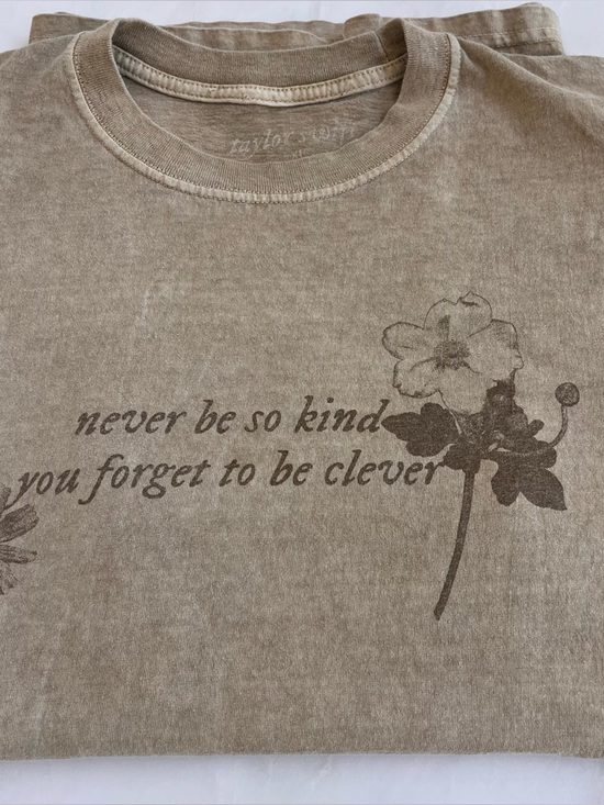 Taylor Swift Tops - Taylor Swift "Never Be So Kind" XL T Shirt Evermore Album Collection Rare